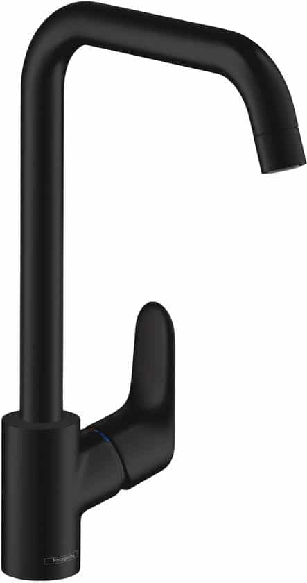 hansgrohe Focus M41 – Keukenmengkraan – Ééngreeps bediening – 260mm – Mat Zwart