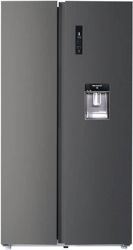 CHiQ FSS559NEI42D – Amerikaanse koelkast – 559 Liter – No Frost – 5.5 L Waterdispenser – Digitaal LED Display – Inverter Compressor – Snelvriezen tot -32℃ – 12 jaar garantie op compressor