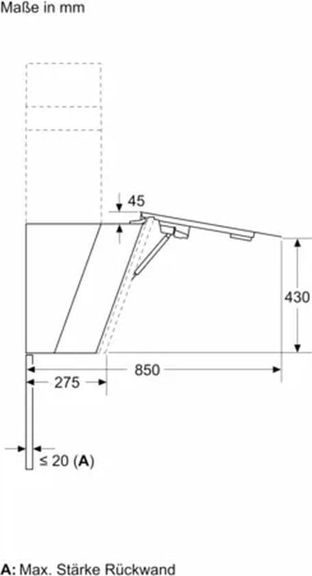 Bosch DWK91LT60 – Serie 8 – Wandschouwkap (90 cm)