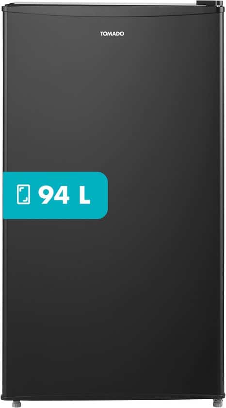 Tomado TLT4702B – Tafelmodel koelkast – 94 liter – 3 draagplateau’s – Energielabel D – Zwart