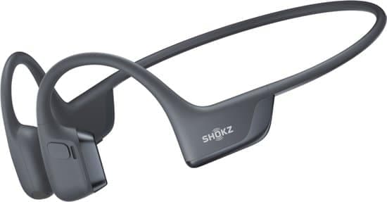 Shokz OpenRun Pro 2 Open-ear Sporthoofdtelefoon – Bone Conduction – IP55 water- en zweetbestendigheid – 12 uur batterij – Zwart