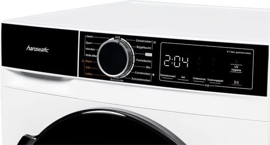 HANSEATISCH HWT8DGT Warmtepompdroger 8kg Duits Display