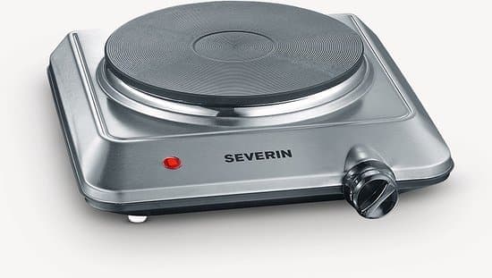 Severin KP 1092 – Kookplaat – elektrisch – 1-pits – RVS – 1500W