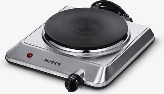 Severin KP 1092 – Kookplaat – elektrisch – 1-pits – RVS – 1500W
