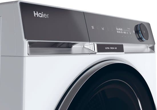 Haier HW110-BD14397U1 – De stilste wasmachine op de markt – 11 kg – Energieklasse A – Stoomfunctie – Automatische dosering – Direct Motion-motor – Antibacteriële behandeling (ABT) – 16 programma’s – 10 jaar garantie op onderdelen