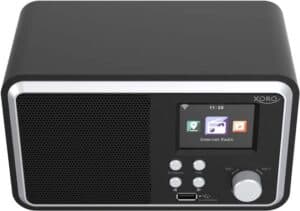 XORO DAB 300 IR WLAN-Internet Radio met FM-DAB+ , Bluetooth, Wekker, USB, UPnP, Muziek Streaming, 6,09 cm kleuren-TFT-scherm