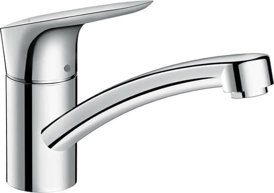 hansgrohe logis  keukenmengkraan 120 – draaibare uitloop – chroom