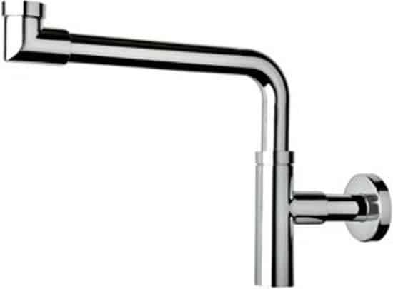 Plieger designsifon ruimtebesparend chroom