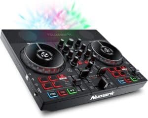 Numark Party Mix Live - DJ-controller / DJ-set met DJ-verlichting, DJ-luidsprekers en DJ-mixer voor Serato DJ Lite