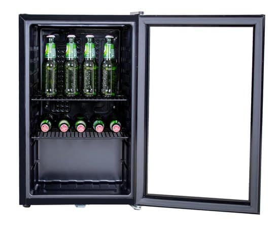 Husky KK70-BK-NL-HU – Dranken koeler – Barkoelkast – 71 Liter – Horeca – Met Glazen Deur – Zwart