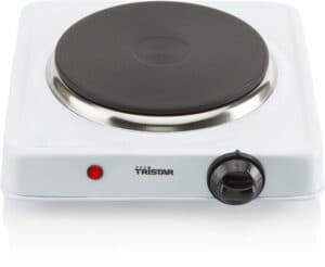 Tristar Elektrische kookplaat 1000W - KP-6185 - 1 Kookzone - Vrijstaand - Wit
