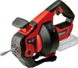 Einhell Accu Rioolontstopper TE-DA 18/760 Li Solo - Power X-Change - 18 V/Li-Ion - 560 t/min - Spiraalveer lengte/diameter: 7,6 m/7 mm - Afvoerdiameters: 16-55 mm - R/L draaiend -