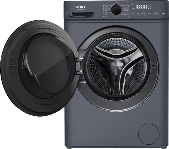 CHiQ CW07123863AX – Wasmachine – 7 KG – Space Pro – 16 programma’s – AI Smart – Stoomwassen & Quick Wash – 12 jaar garantie op motor – A