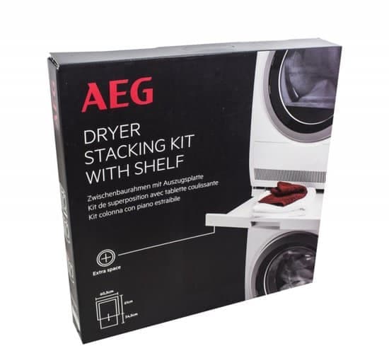 AEG A1WYHSK2 – Stapelkit met uittrekbare legplank – Geschikt voor wasmachine en droger