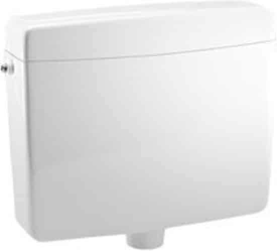 Plieger Spree laaghangend reservoir met waterbesparende toets voor spoelonderbreking – Dualflush – Wit – Stortbak (Instelbaar 6/9 liter)