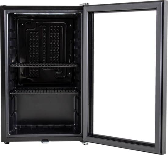 Husky KK70-BK-NL-HU – Dranken koeler – Barkoelkast – 71 Liter – Horeca – Met Glazen Deur – Zwart