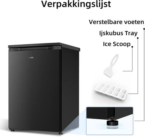 CHiQ CSD95BC – Vrijstaande Vriezers – Tafelmodel – 85 L – Energieklasse C – 3 Lades – 39 dB – 12 Jaar Garantie op Compressor