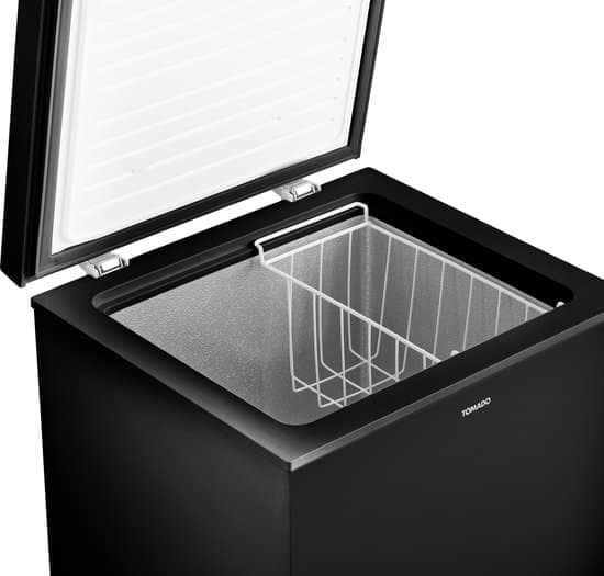 Tomado TCF0991B – Vrieskist – 99 liter – Supervriezen – Digitaal thermostaat – Low Frost – Energielabel E – Zwart
