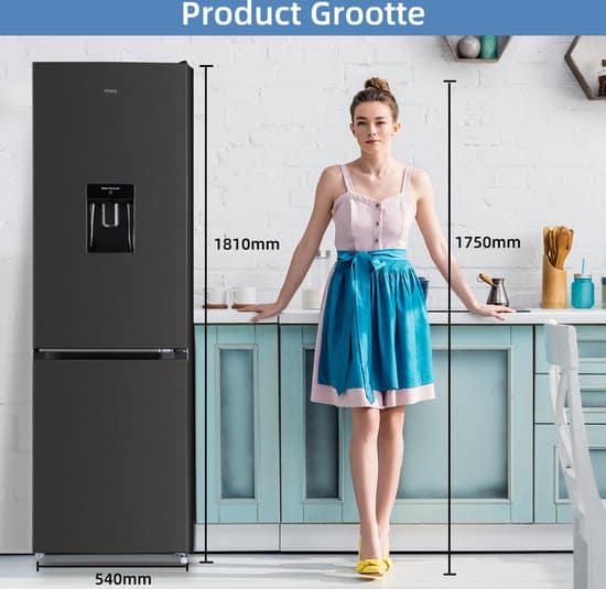 CHiQ CBM250NEBD – Koel-Vriescombinatie – 250L – No Frost – Waterdispenser – Inverter Compressor – Supervriezen – 39dB – 12 jaar garantie op compressor – Energieklasse D