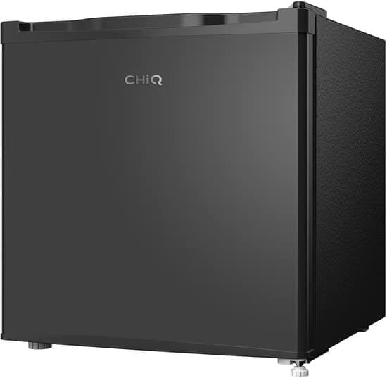 CHiQ CSD46D4D – Mini koelkast – Minibar – 46 Liter – Energieklasse D – 39 dB- Zwart – Mini Koelkasten – 12 jaar garantie op compressor