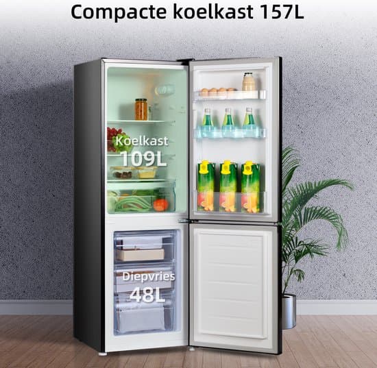 CHiQ FBM157L42 – Koel-vriescombinatie – 157 Liter – Low Frost – Hoogte 1.4 M – 12 jaar garantie op compressor