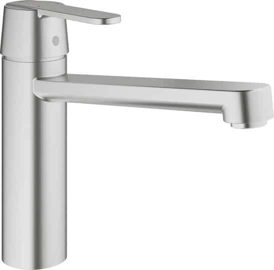 GROHE Get Keukenkraan – Medium uitloop – RVS-look