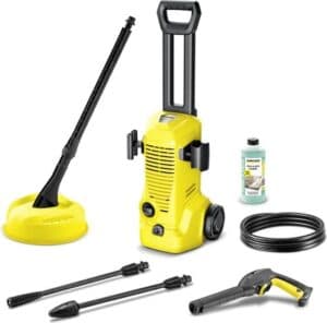 Kärcher K 2 Premium Home Hogedrukreiniger - 110 bar - 360 l/u - 20 m2/u - Terrasreiniger T 1 - Geschikt voor oa. fietsen - tuingereedschap - tuinset - kleine terrassen - en balkon