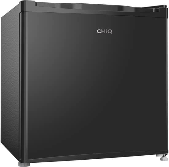 CHiQ CSD46D4D – Mini koelkast – Minibar – 46 Liter – Energieklasse D – 39 dB- Zwart – Mini Koelkasten – 12 jaar garantie op compressor