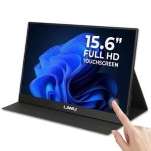 Portable Monitor Flex 15.6" Touchscreen - Full HD Draagbare monitor met USB-C & HDMI - Extra scherm laptop - Plug & Play - Incl. Beschermhoes