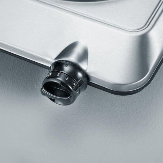Severin KP 1092 – Kookplaat – elektrisch – 1-pits – RVS – 1500W