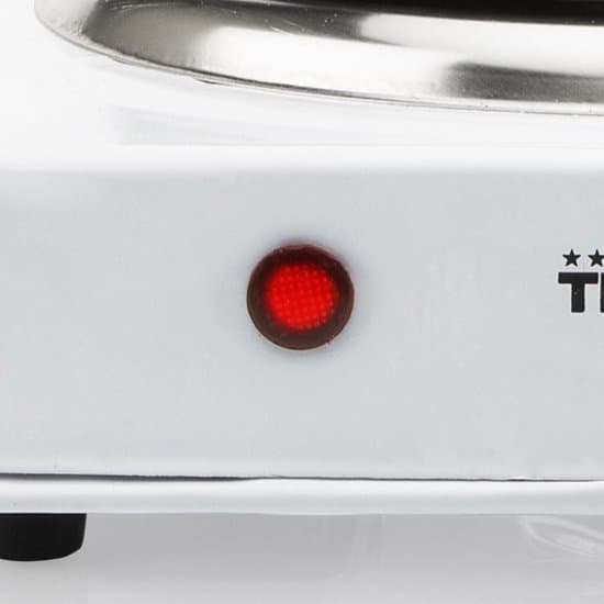 Tristar Elektrische kookplaat 1000W – KP-6185 – 1 Kookzone – Vrijstaand – Wit