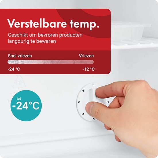Tomado TFM4402B – Mini vriezer – Vrijstaand – Barmodel – 31 liter – Zwart