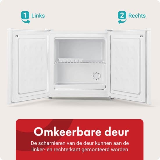 Tomado TFM4402W – Mini vriezer – Vrijstaand – Barmodel – 31 liter – Wit