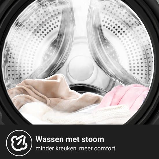 CHiQ CFL100-14586IM3XA – Wasmachine – 10 KG – Space Pro – A-30% – 16 programma’s – AI Smart – Stoomwassen & Quick Wash – 12 jaar garantie op motor