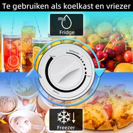 CHiQ CSD31D4E – Mini vriezer – Barmodelr – 31 Liter – 39 dB- Zwart – 12 jaar garantie op compressor – 2026 Nieuw