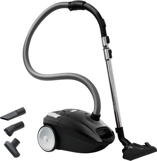 Inventum ST306ZZA – Stofzuiger met zak – 3 liter – HEPA 13 – Snoerlengte 7 meter – Zwart