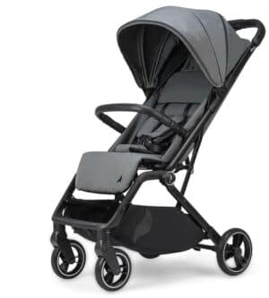 Osann Boogy2 Buggy – Lichtgewicht & Compact – Vanaf 0 tot 22 kg – UPF 50+ Zonnekap – Regenhoes – Grijs