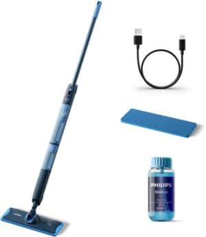 Philips OneUp Elektrische Dweil 5000 series XV5113/01 - Dweilsysteem - Vloerreiniger - Vuil water opzuigen - 2 standen - 70min dweilen - Geen emmer nodig
