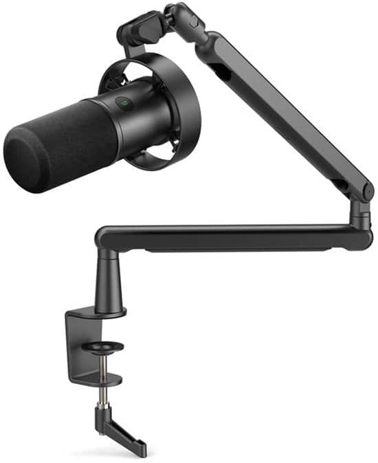 FIFINE – T688 – USB / XLR – Dynamische Microfoon – Met Boom Arm – Streaming – Podcasting – Gaming – Geschikt voor PS4 / PS5 / PC – Zwart