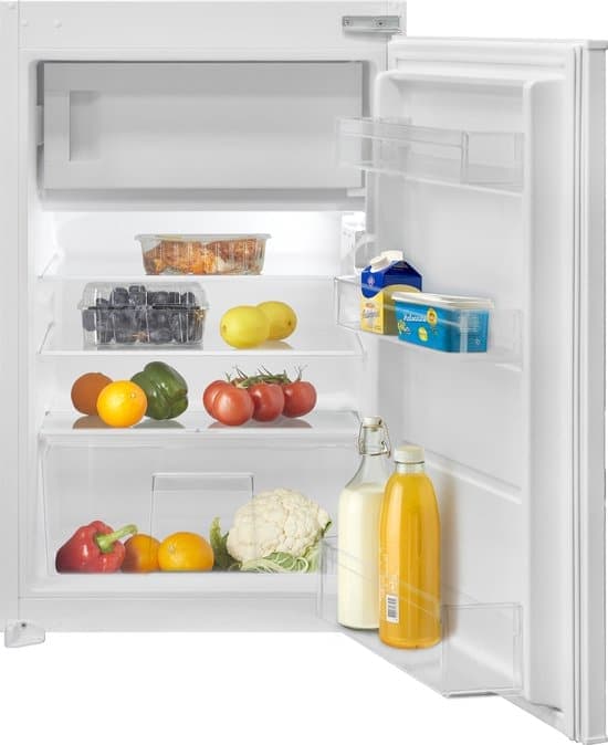 Inventum IKV0882S 88 cm stille energiezuinige inbouw koelkast – Met vriesvak – Superkoelen – Supervriezen – Vakantiestand – Deuralarm – 112 liter – Sleepdeur – Wit
