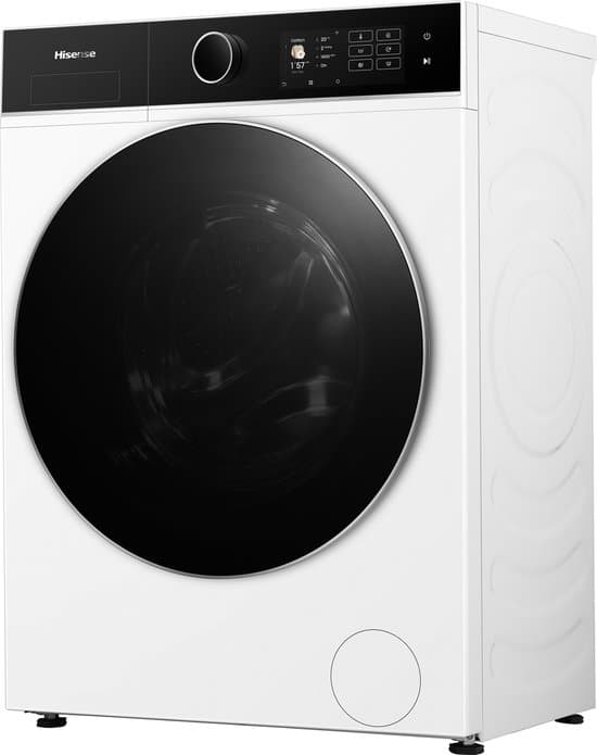 Hisense WD5I8043BWF Was-droogcombinatie – 8 kg wassen / 5 kg drogen – 1400 toeren – Slimline 47 cm – Energieklasse A(-30%) – iPlay Display – Wash & Dry 49 min – Stoomfunctie – WiFi – Trommelverlichting – Connectlife App