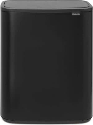Brabantia Bo Touch Bin Prullenbak - 2 x 30 liter - Afvalscheiding - Matt Black