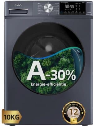 CHiQ CFL100-14586IM3XA - Wasmachine - 10 KG - Space Pro - A-30% - 16 programma's - AI Smart - Stoomwassen & Quick Wash - 12 jaar garantie op motor