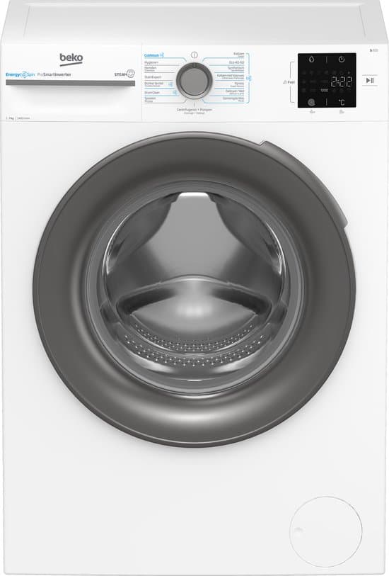 Beko b300 BM3WFU3741S wasmachine Voorlader 7 kg 1400 RPM Wit