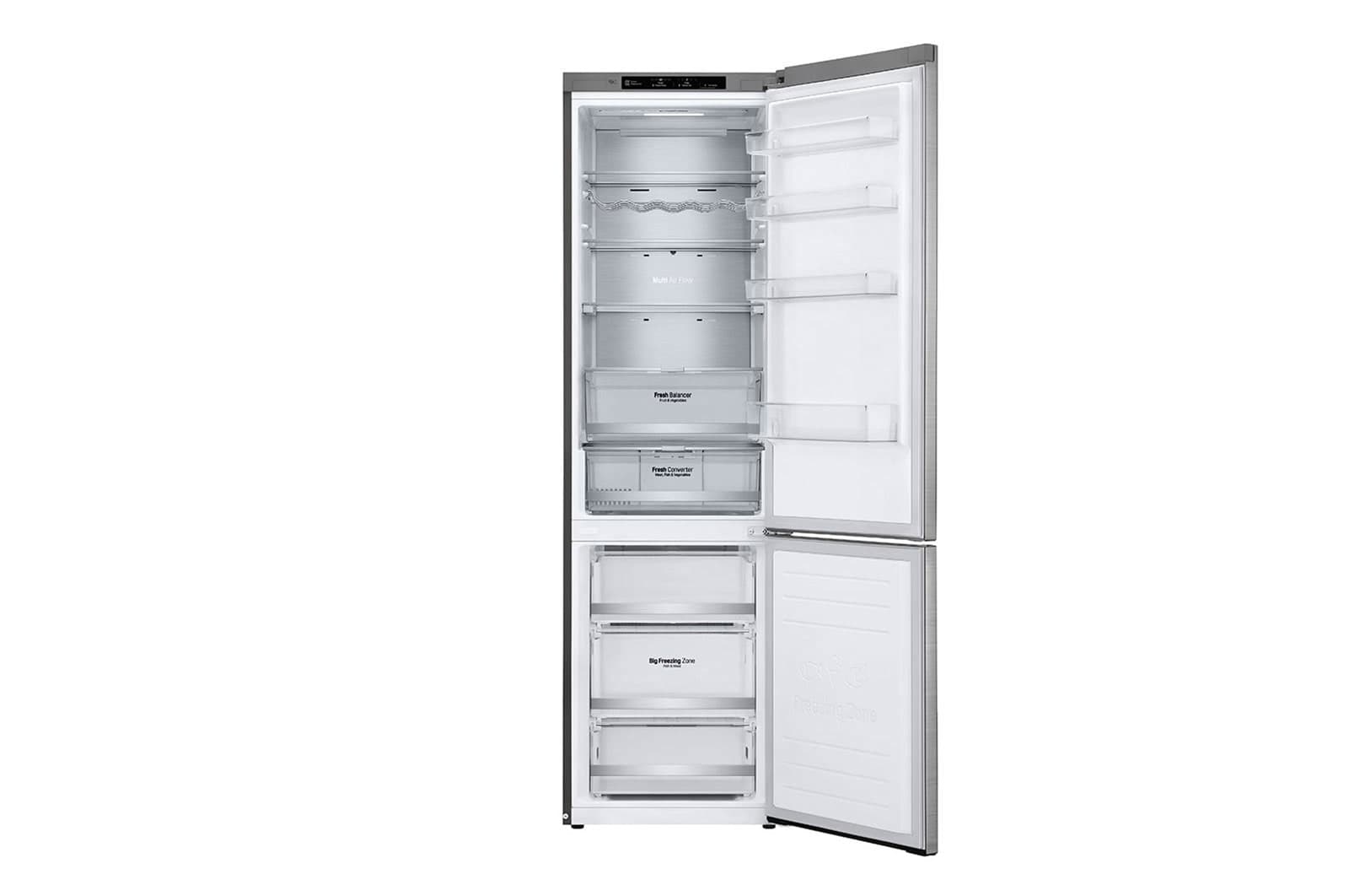 LG GBB92STBAP koel-vriescombinatie 384L RVS - No Frost - energieklasse A