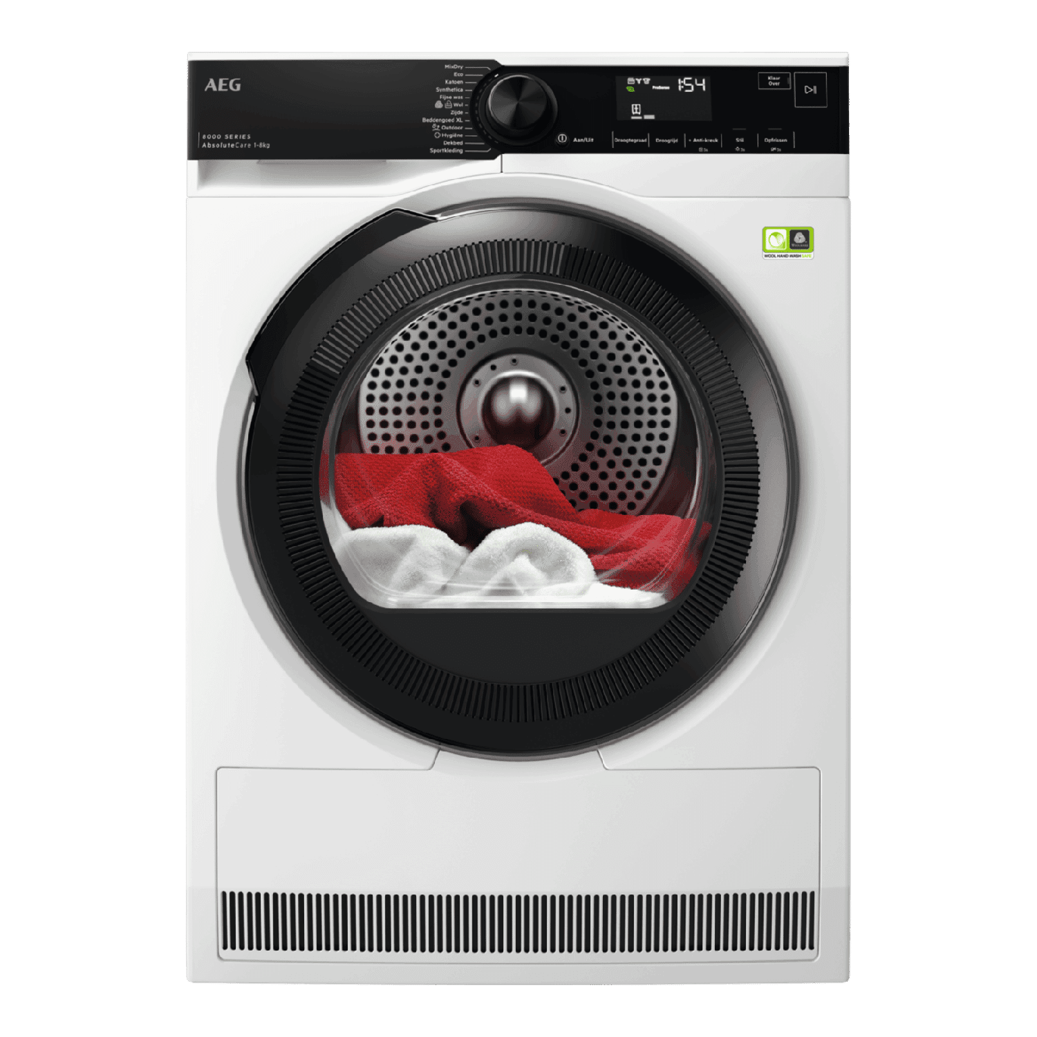 AEG TR868B4B - AEG TR868B4B 8000 AbsoluteCare Warmtepompdroger - 8 kg - Energielabel B