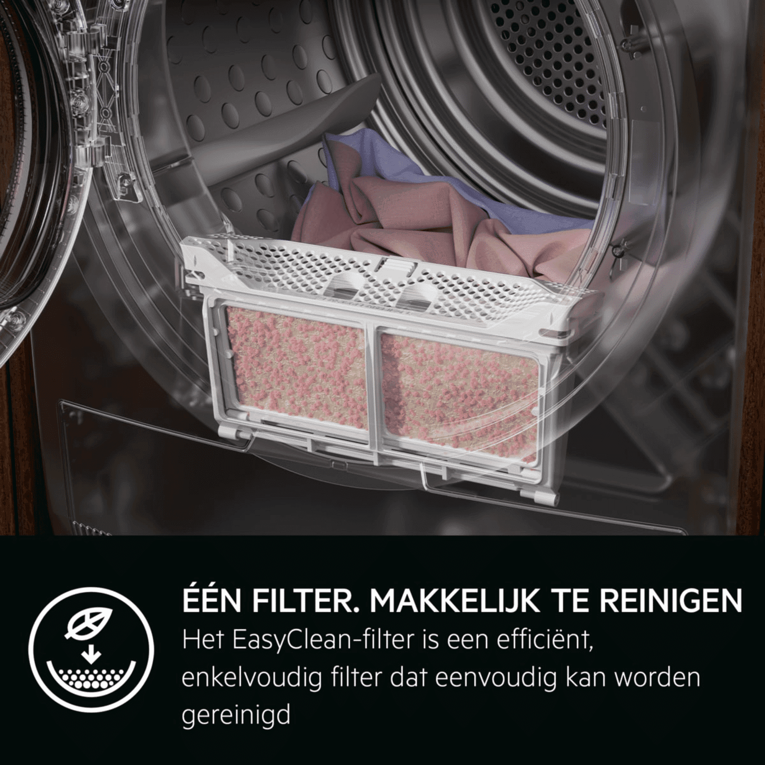 AEG TR868B4B - AEG TR868B4B 8000 AbsoluteCare Warmtepompdroger - 8 kg - Energielabel B