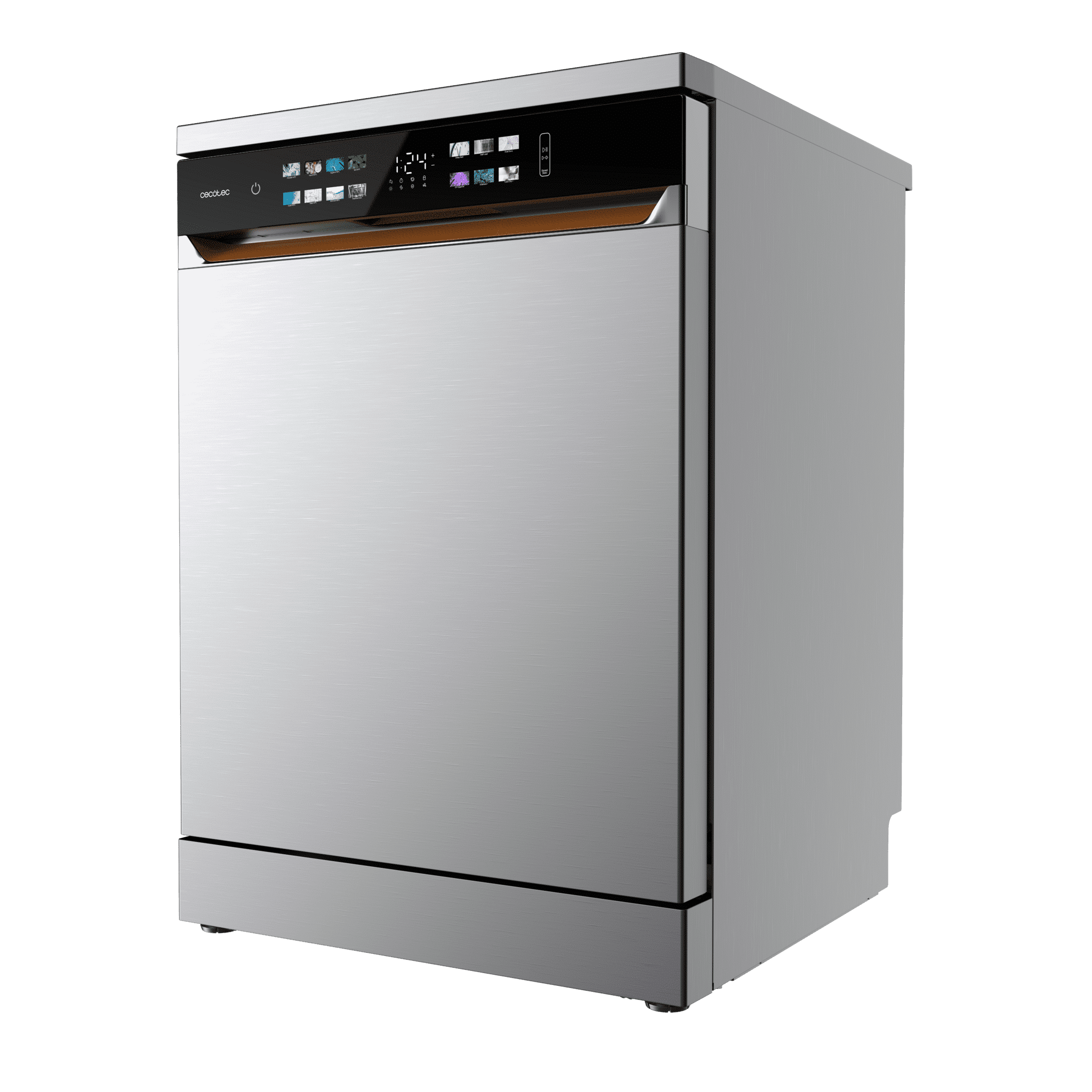 Cecotec Bolero Aguazero 6900 Inox - Vaatwasser - 15 couverts - 60 cm - Energielabel A - 42 dB