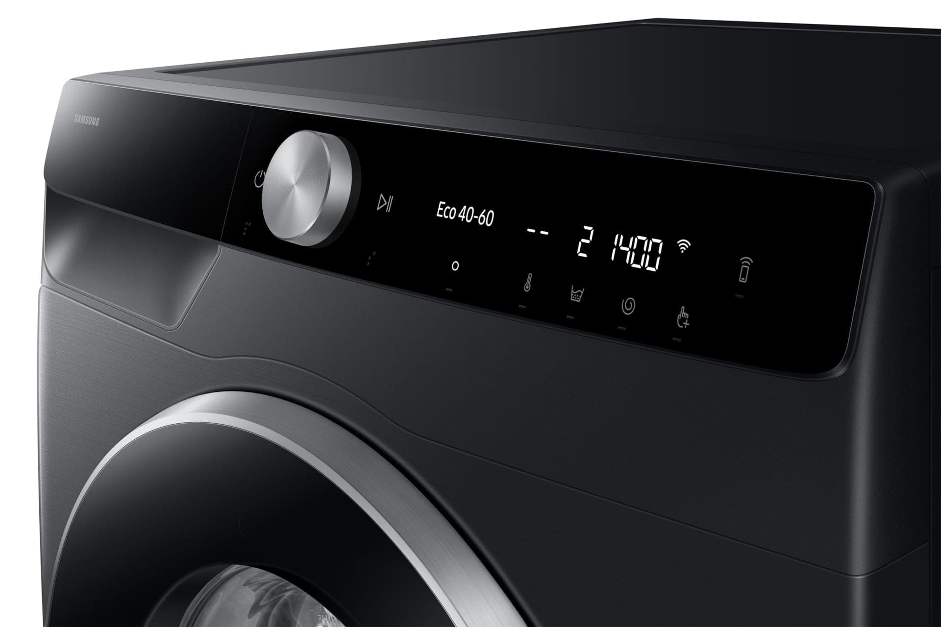 Samsung WW90DG6U85LB wasmachine Voorlader 9 kg 1400 RPM Zwart