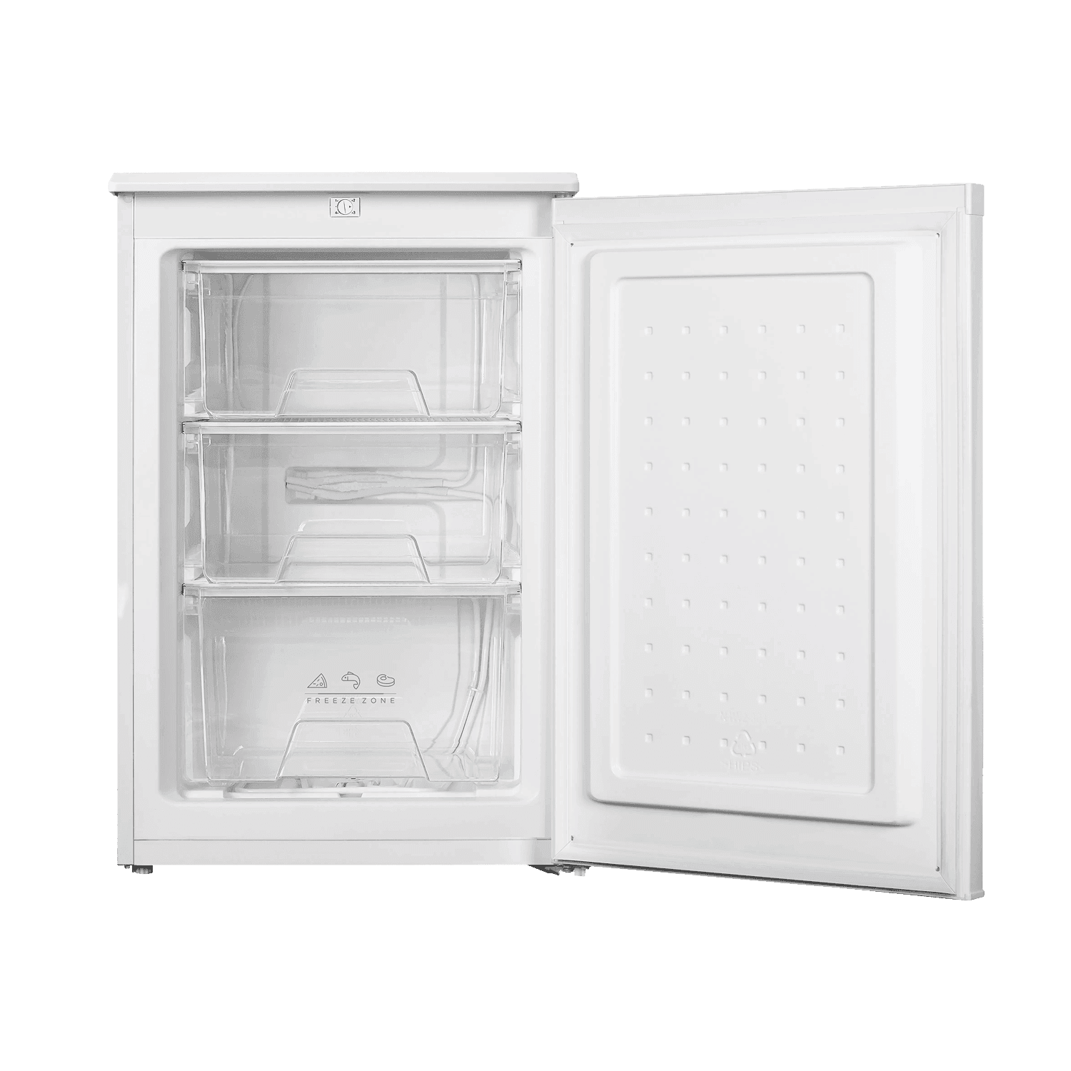 Comfee RCU83WH3EU(E) - Vriezer - 88 liter - 3 lades - 55 cm breed - Energielabel D